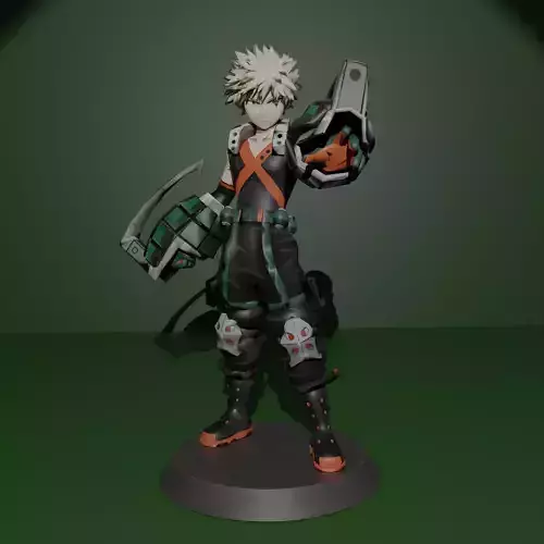 Katsuki Bakugo 3D print model