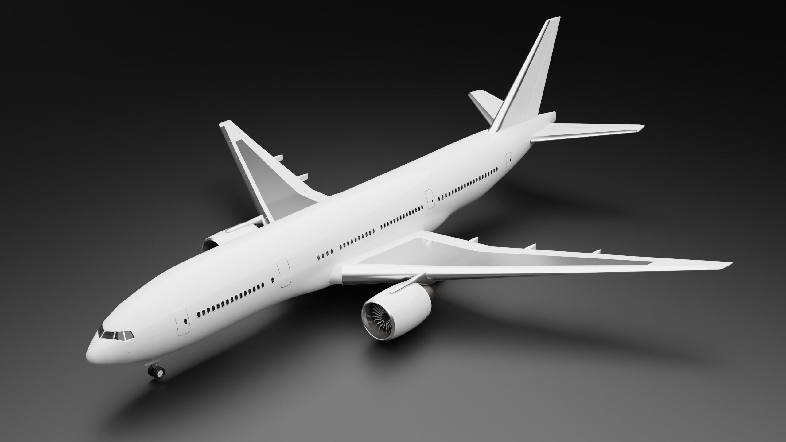 Boeing 777-200ER 3D model_1
