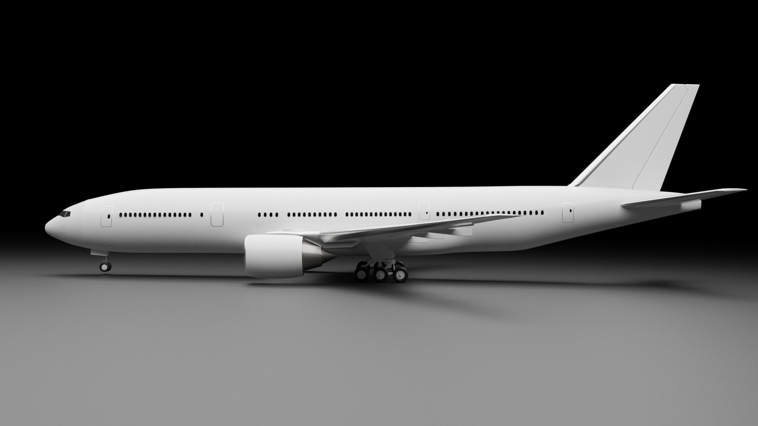 Boeing 777-200ER 3D model_5