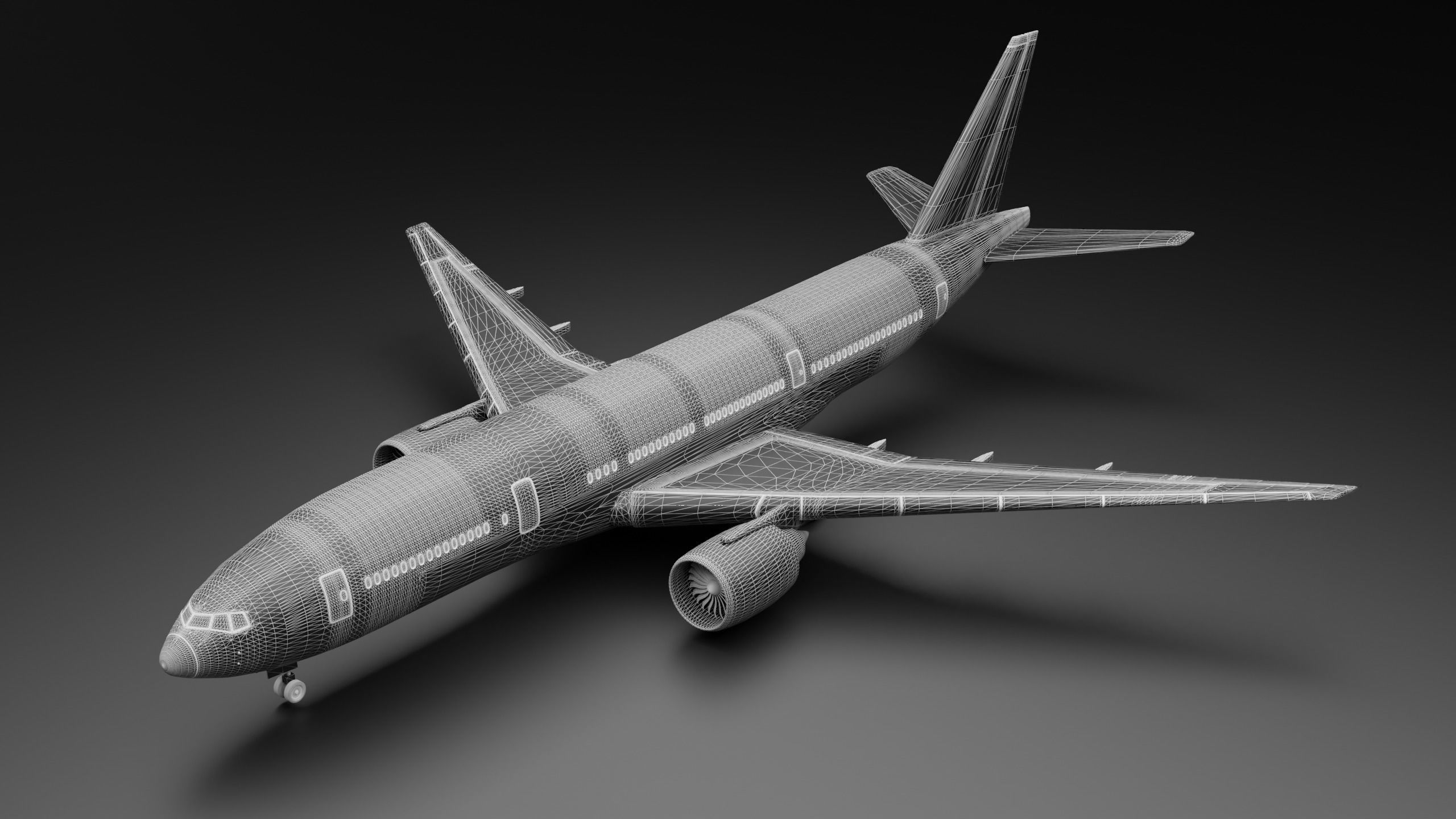 Boeing 777-200ER 3D model_3