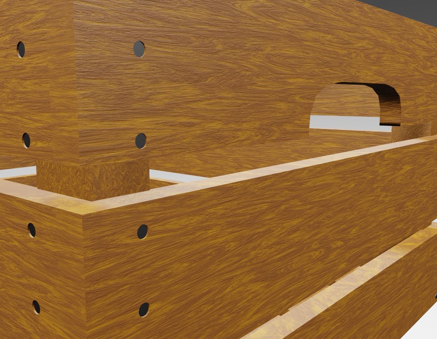 Wood Boxes  3D model_11