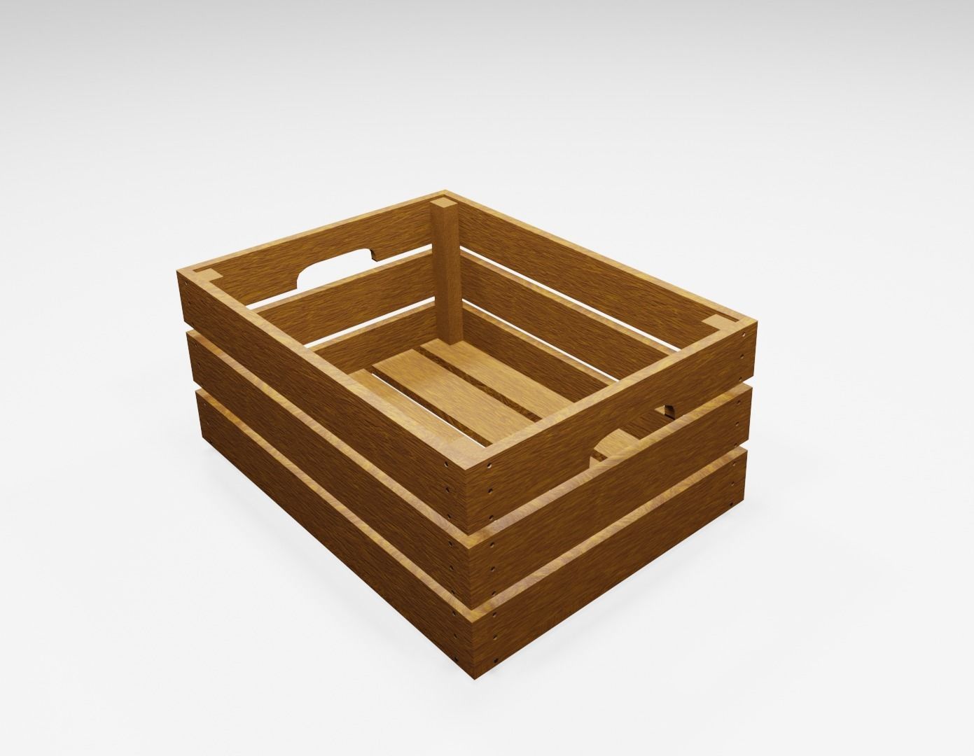 Wood Boxes  3D model_4