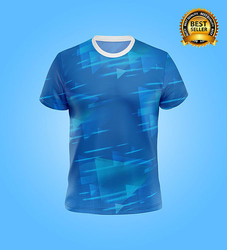 T shirt design template 3D model