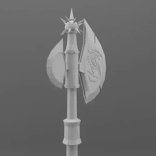 Fantasy Axe 3D Great Battle Axe Free