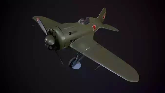Polikarpov i-16 3D model
