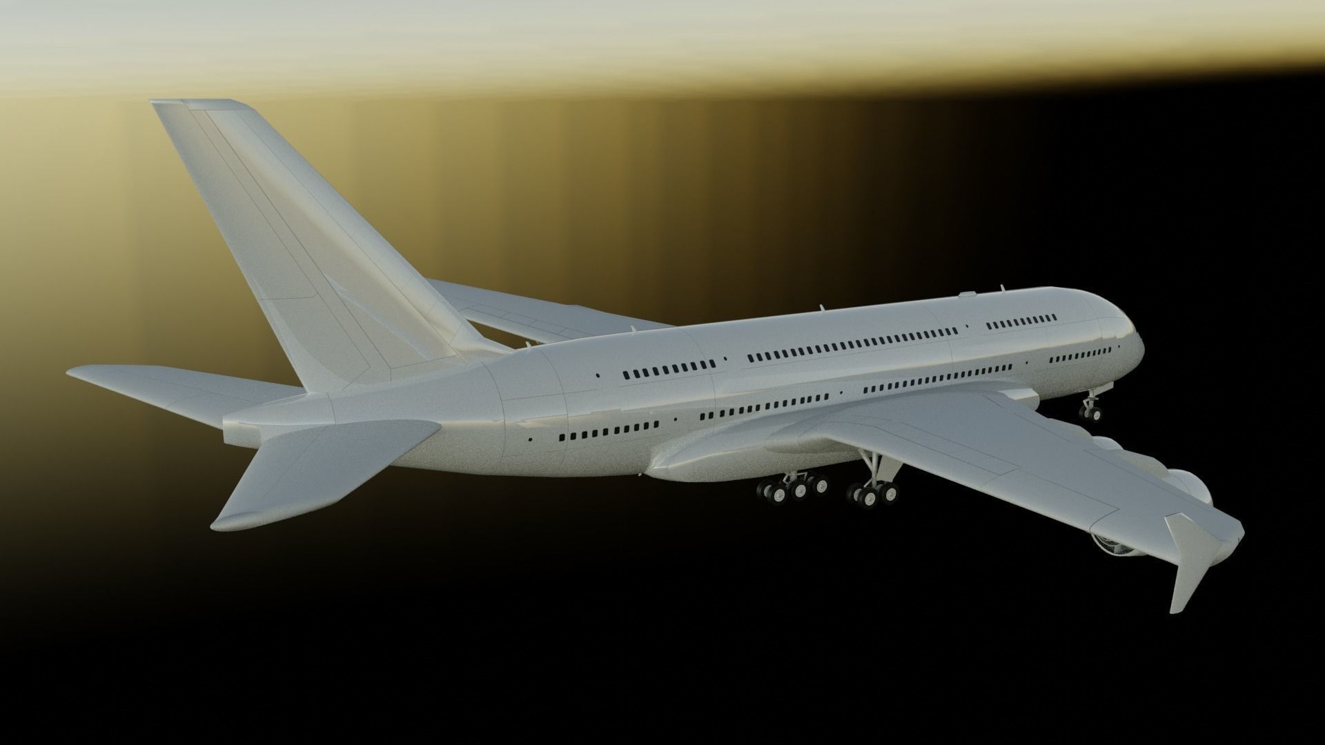 Airbus A380-800 3D model_5