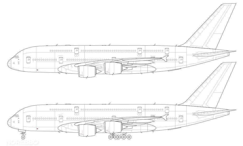 Airbus A380-800 3D model_9
