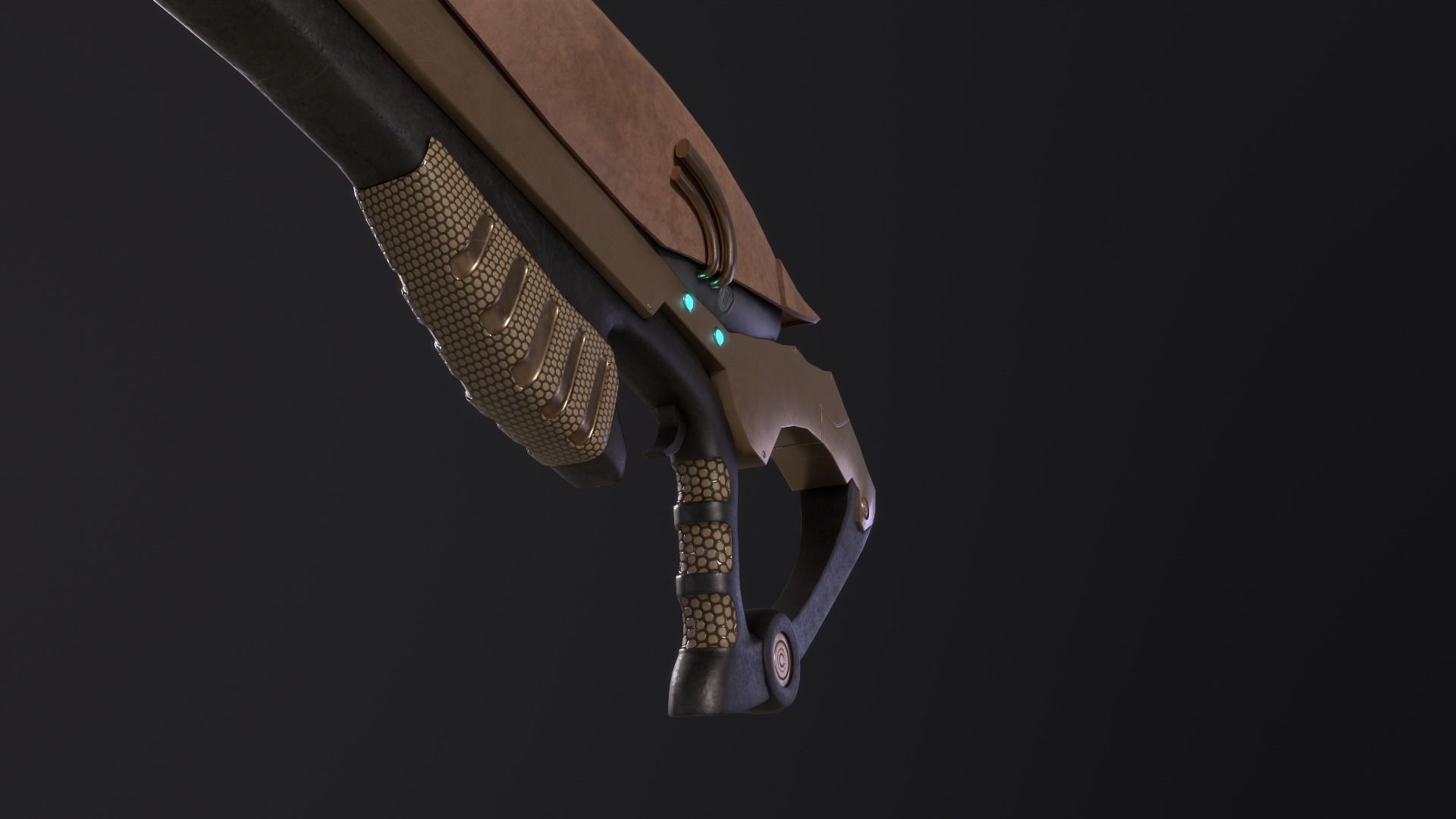 ZYGERRIAN BLASTER STAR WARS CLONE WARS Low-poly 3D model_11