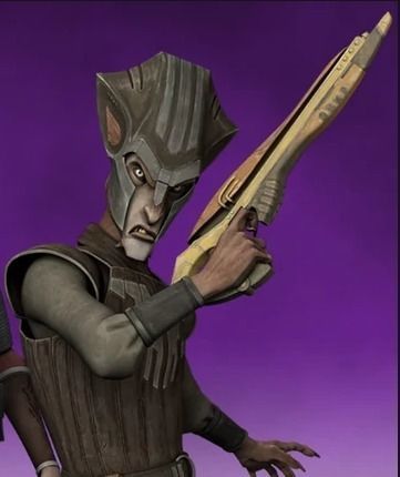 ZYGERRIAN BLASTER STAR WARS CLONE WARS Low-poly 3D model_14