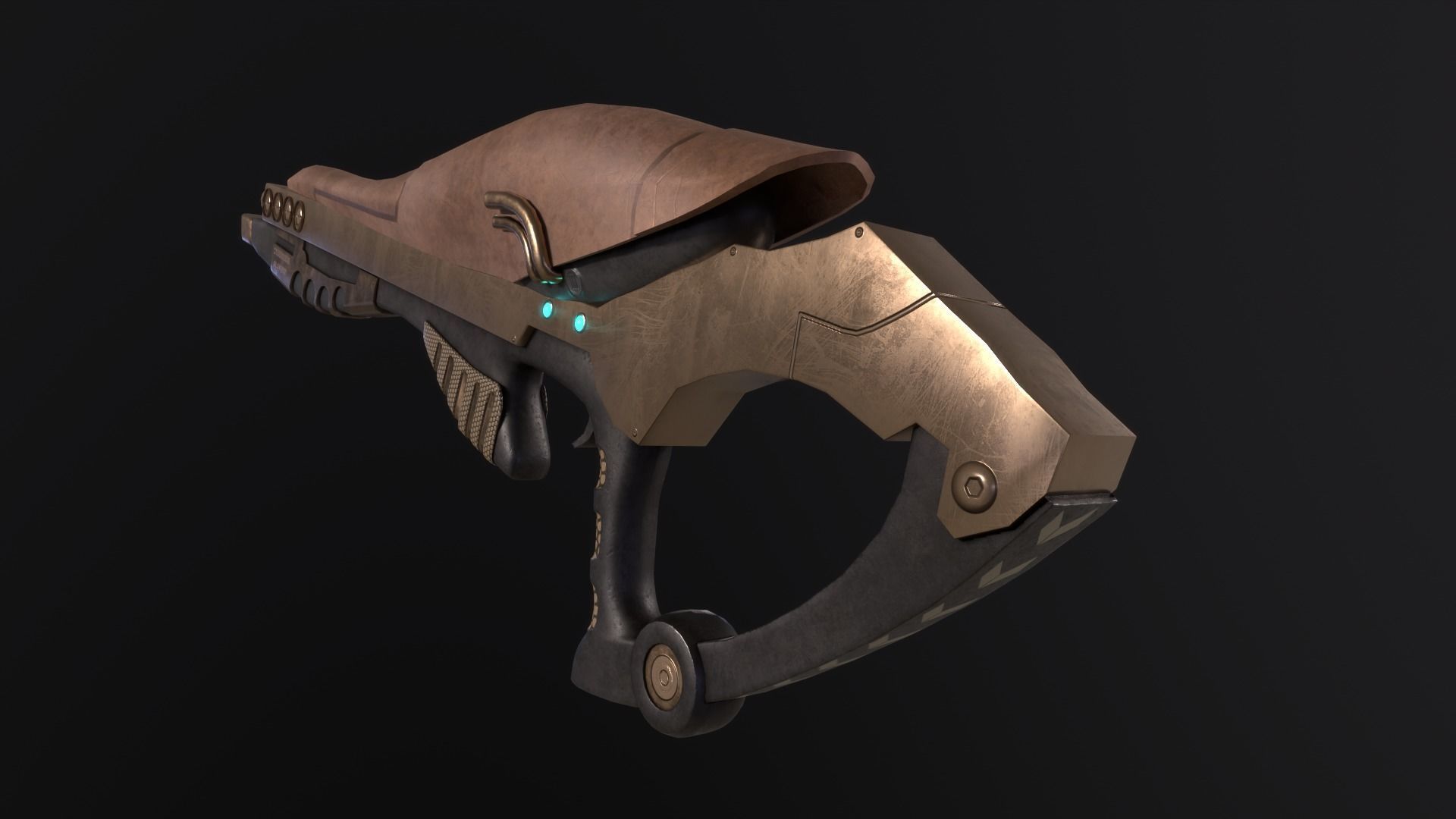 ZYGERRIAN BLASTER STAR WARS CLONE WARS Low-poly 3D model_2