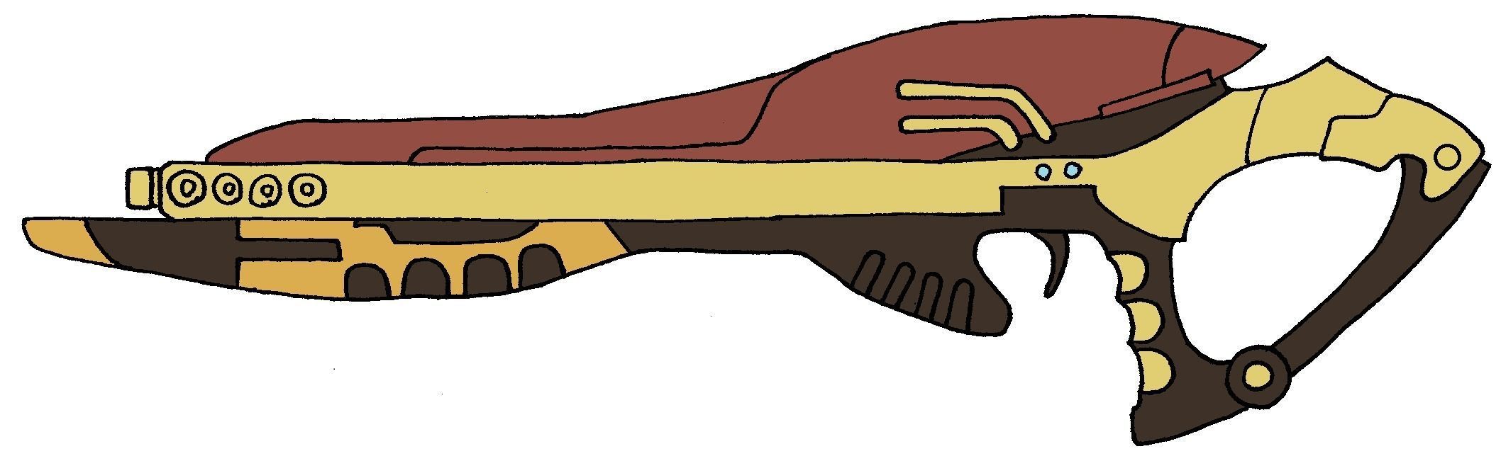 ZYGERRIAN BLASTER STAR WARS CLONE WARS Low-poly 3D model_13