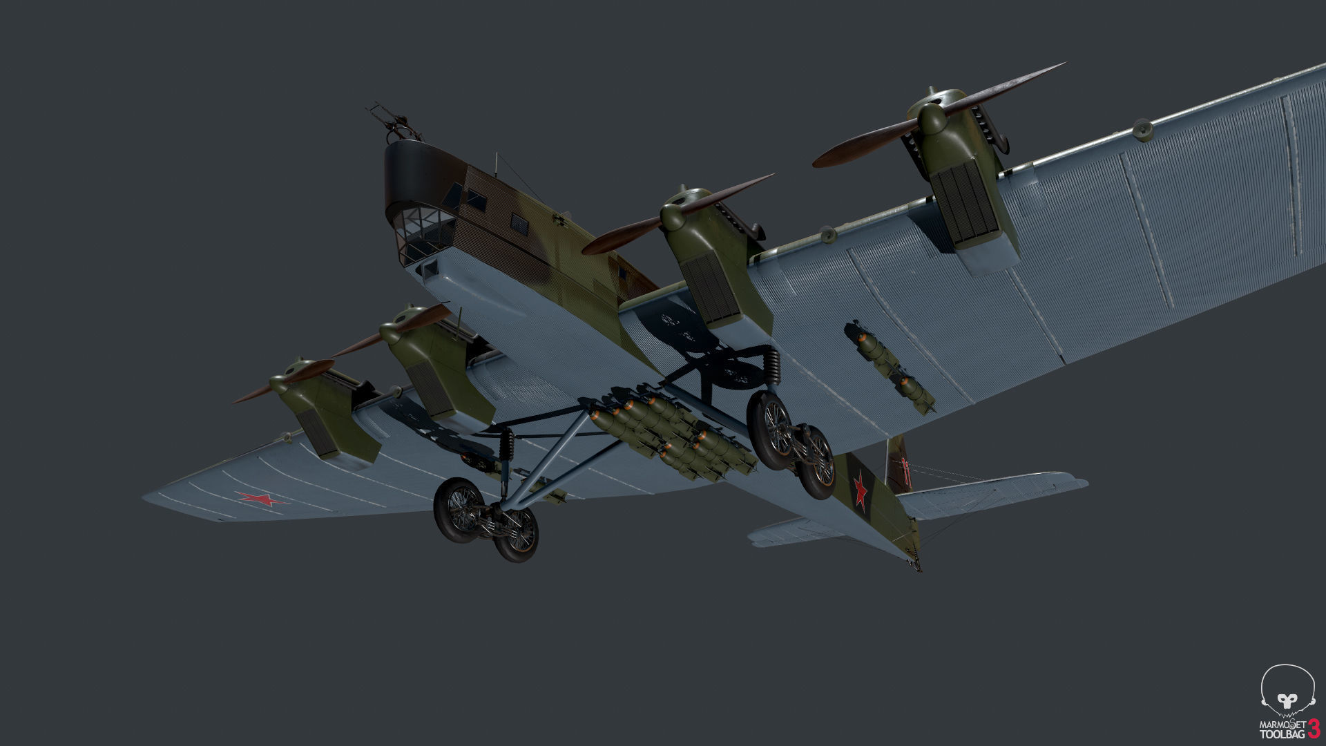 Tupolev TB3 3D model_8