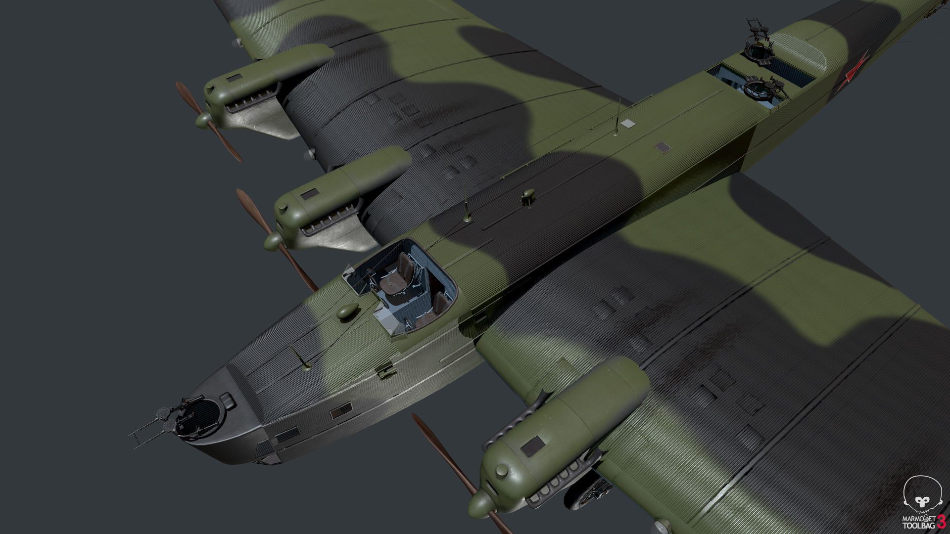 Tupolev TB3 3D model_7