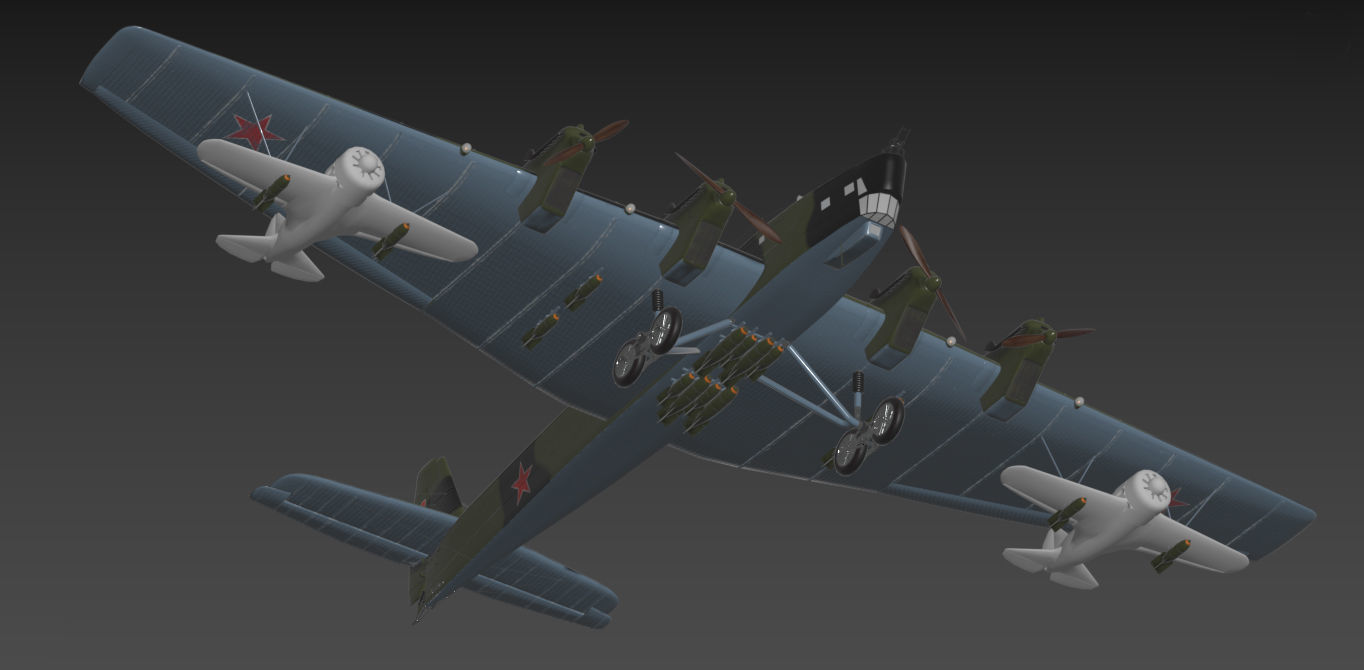 Tupolev TB3 3D model_3