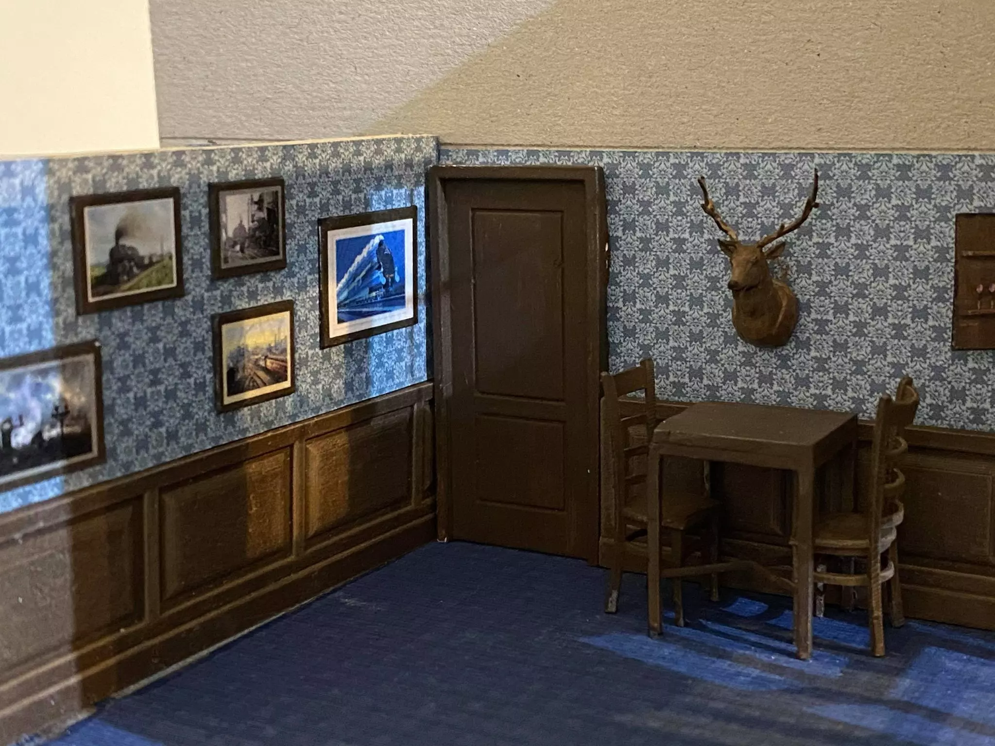 WOODEN INTERIOR WALL PANELLING 7MM SCALE O GAUGE MODEL RAILWAY 3D print model