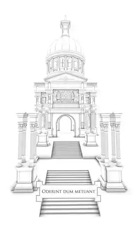 Cathedral building with steps leading up to it