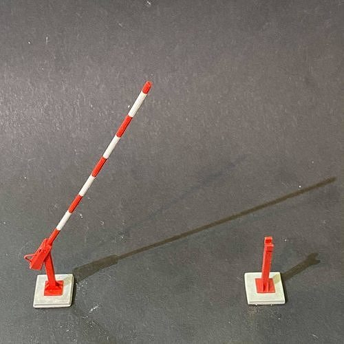 LIFTING ARM BARRIER 7MM SCALE O GAUGE MODEL RAILWAY 3D print model