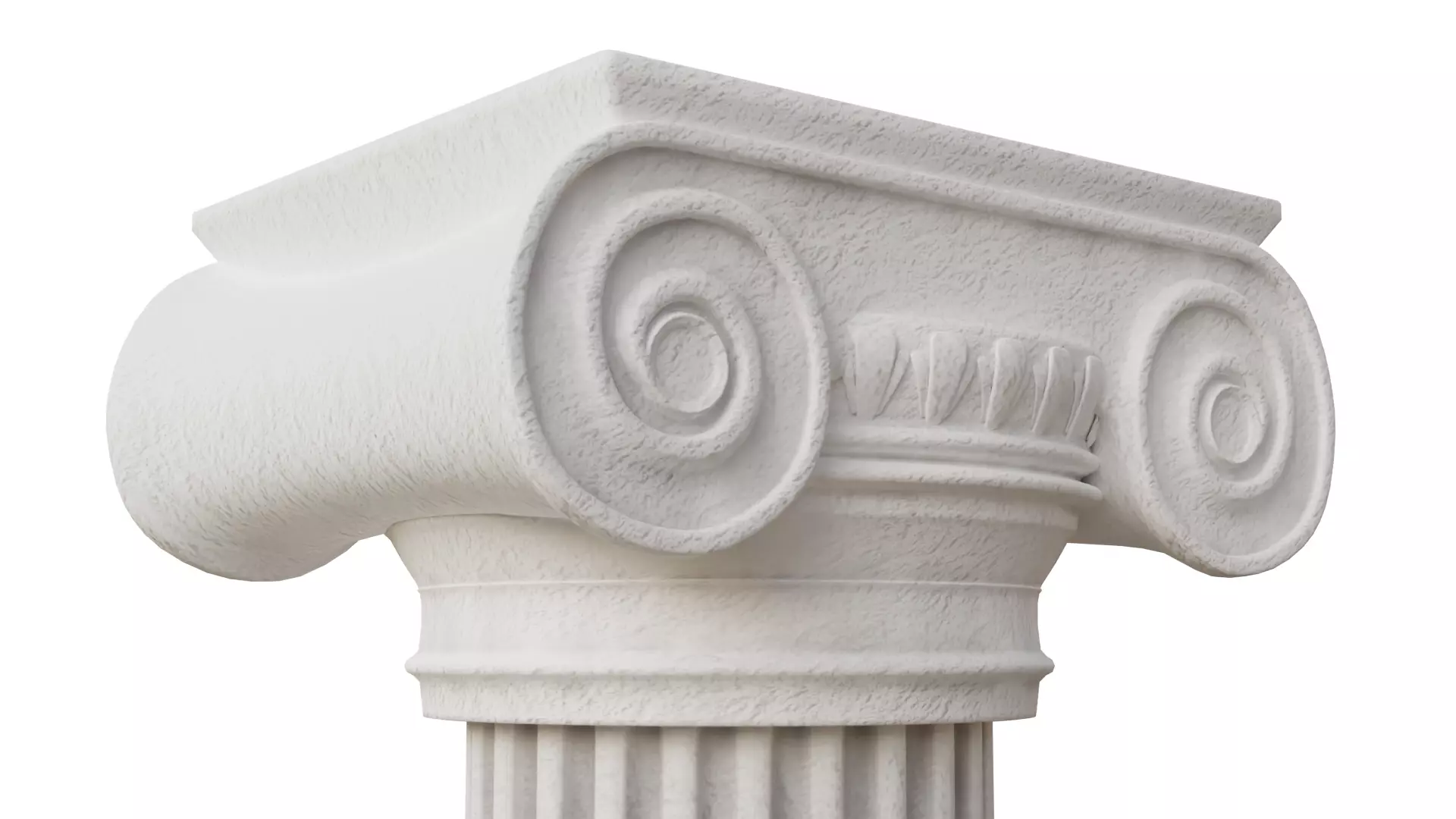 Ionic Column long and short 3D model