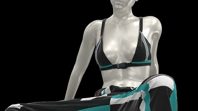DAZ FEMALE sports SET 3D model