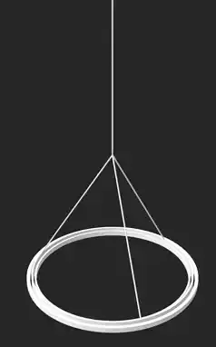 Chandellier circular pendant light hanging