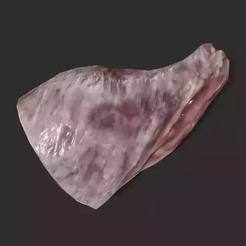 Lamb Leg Meat Low-poly 3D model