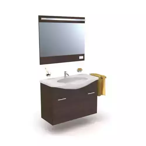 Bathroom Sink And Mirror