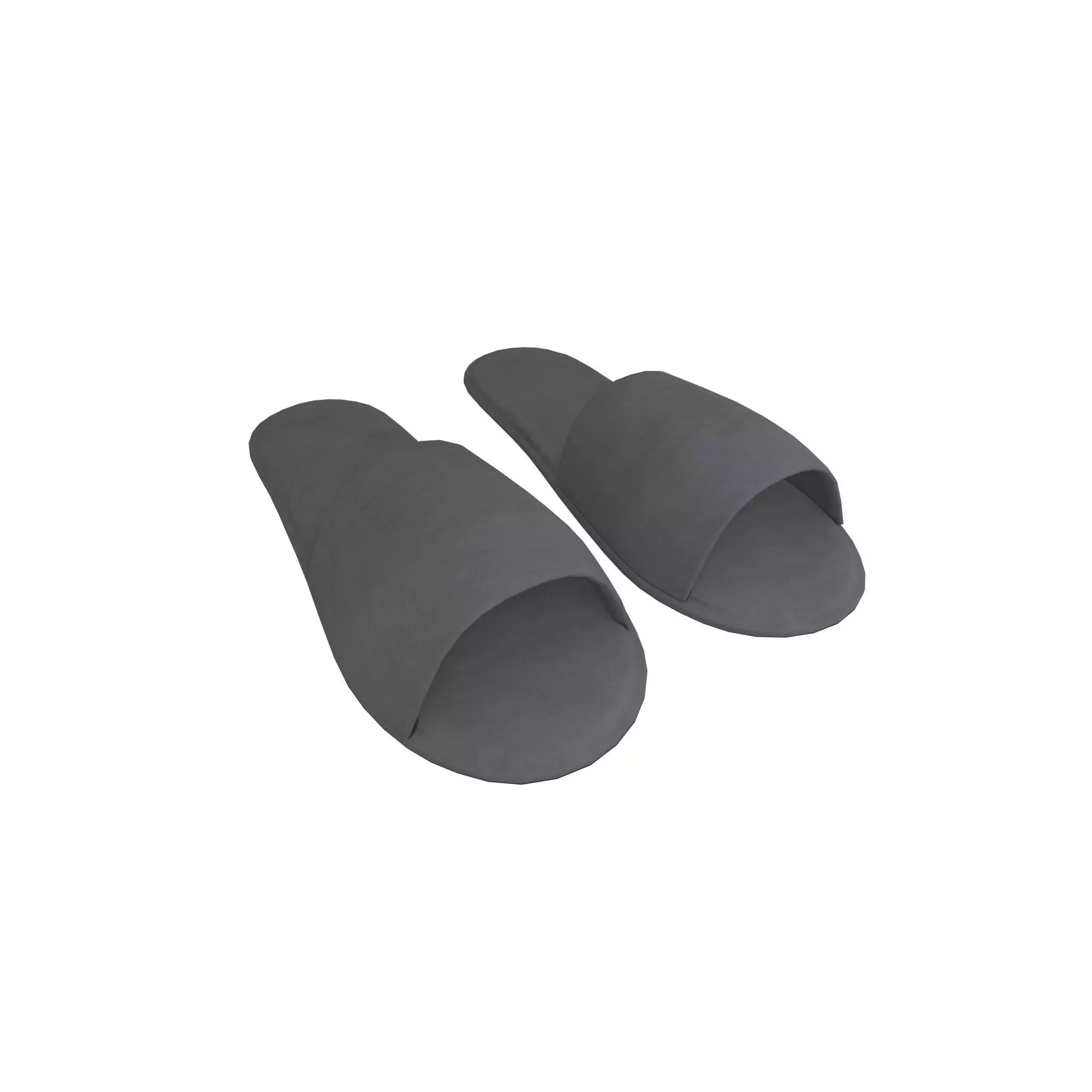 Disposable Slippers v1 003 Low-poly 3D model_0