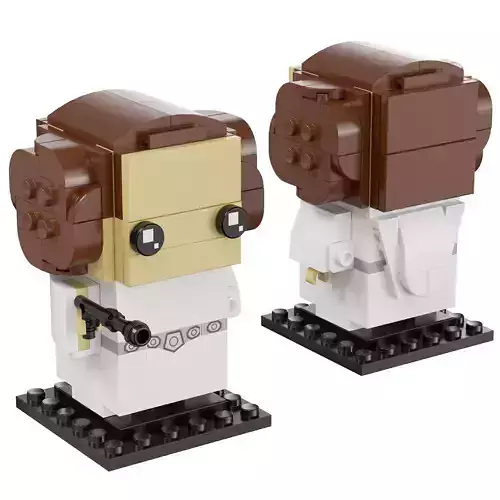 Lego Brickheadz - 41628 Princess Leia 3D model