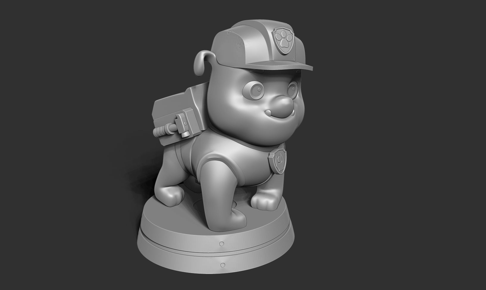 Rubble - PAW Patrol 3D print model_15