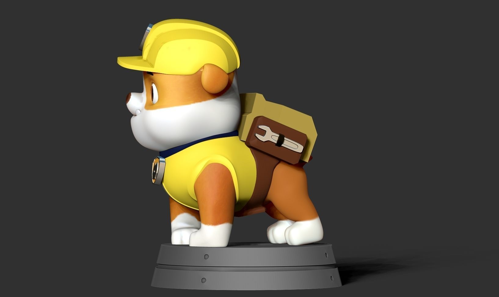 Rubble - PAW Patrol 3D print model_10
