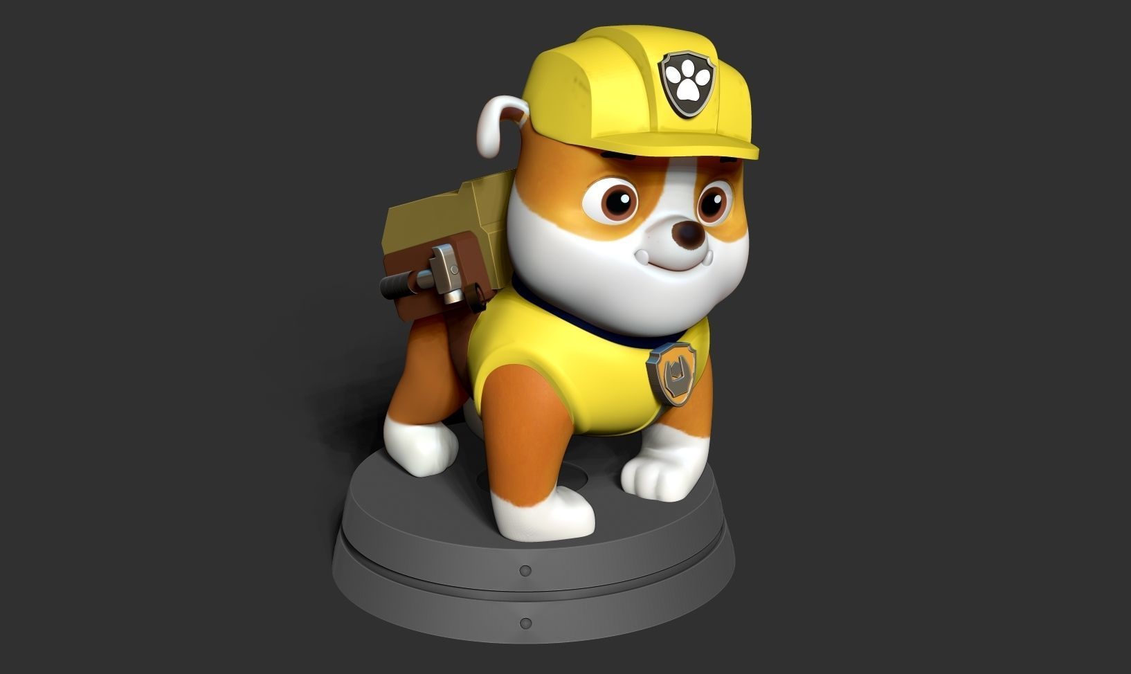 Rubble - PAW Patrol 3D print model_14