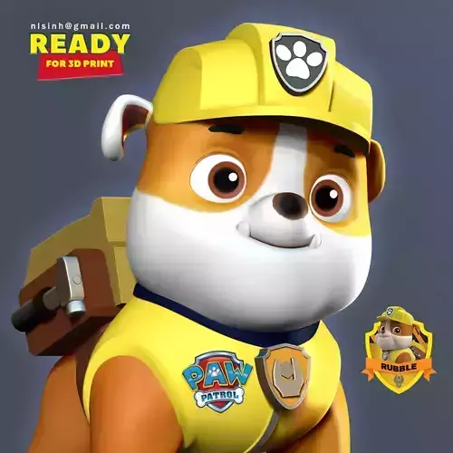 Rubble - PAW Patrol 3D print model