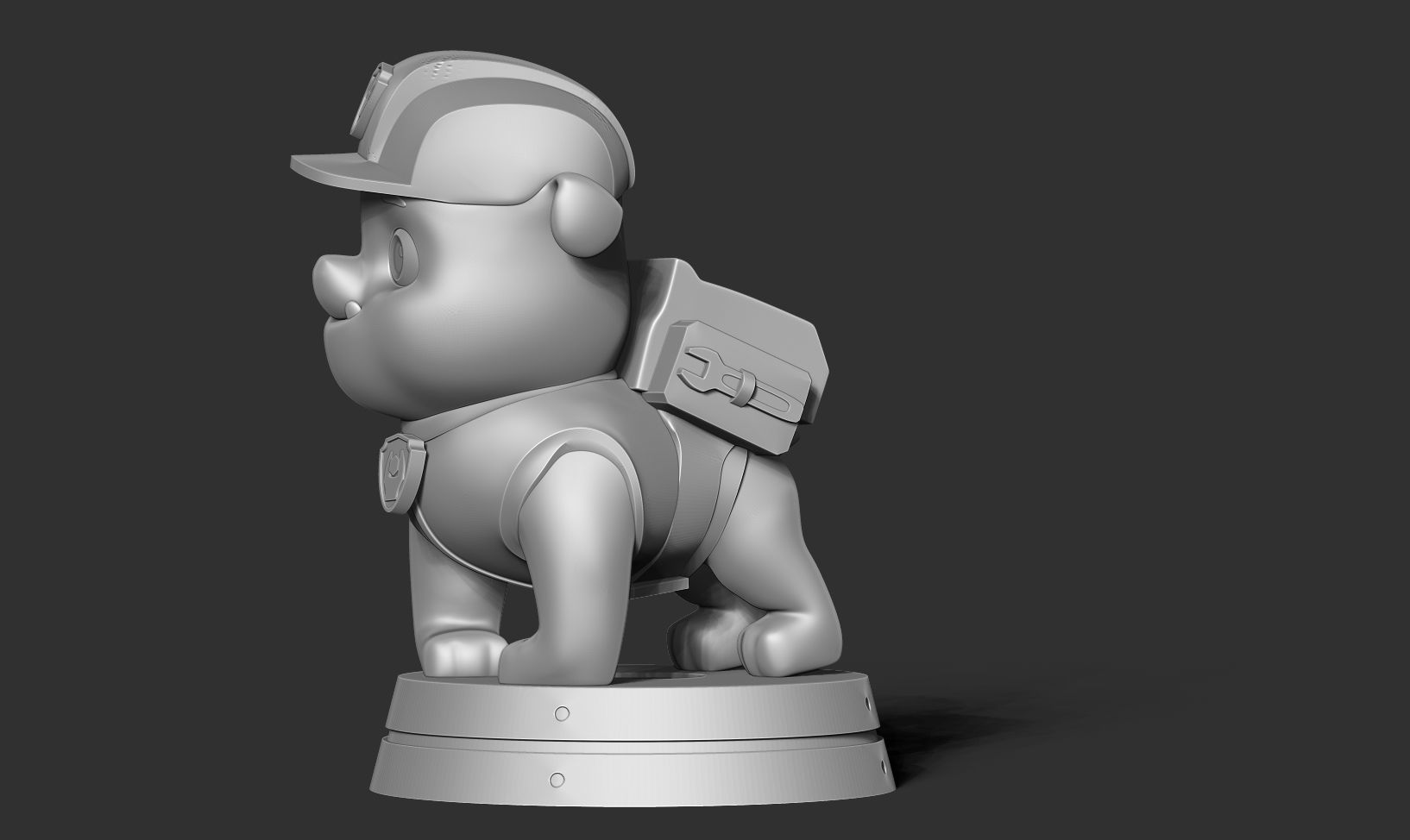 Rubble - PAW Patrol 3D print model_11
