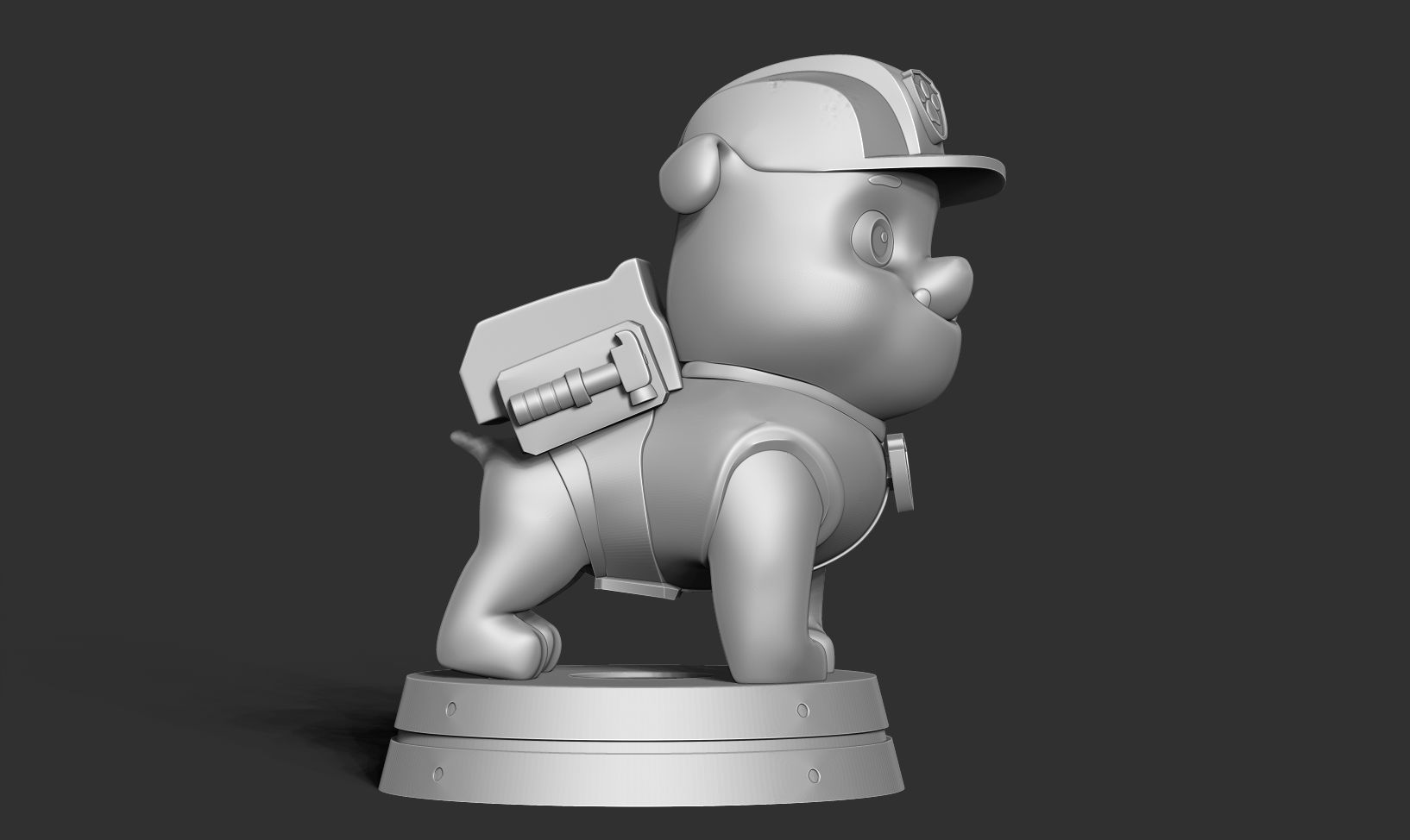 Rubble - PAW Patrol 3D print model_13