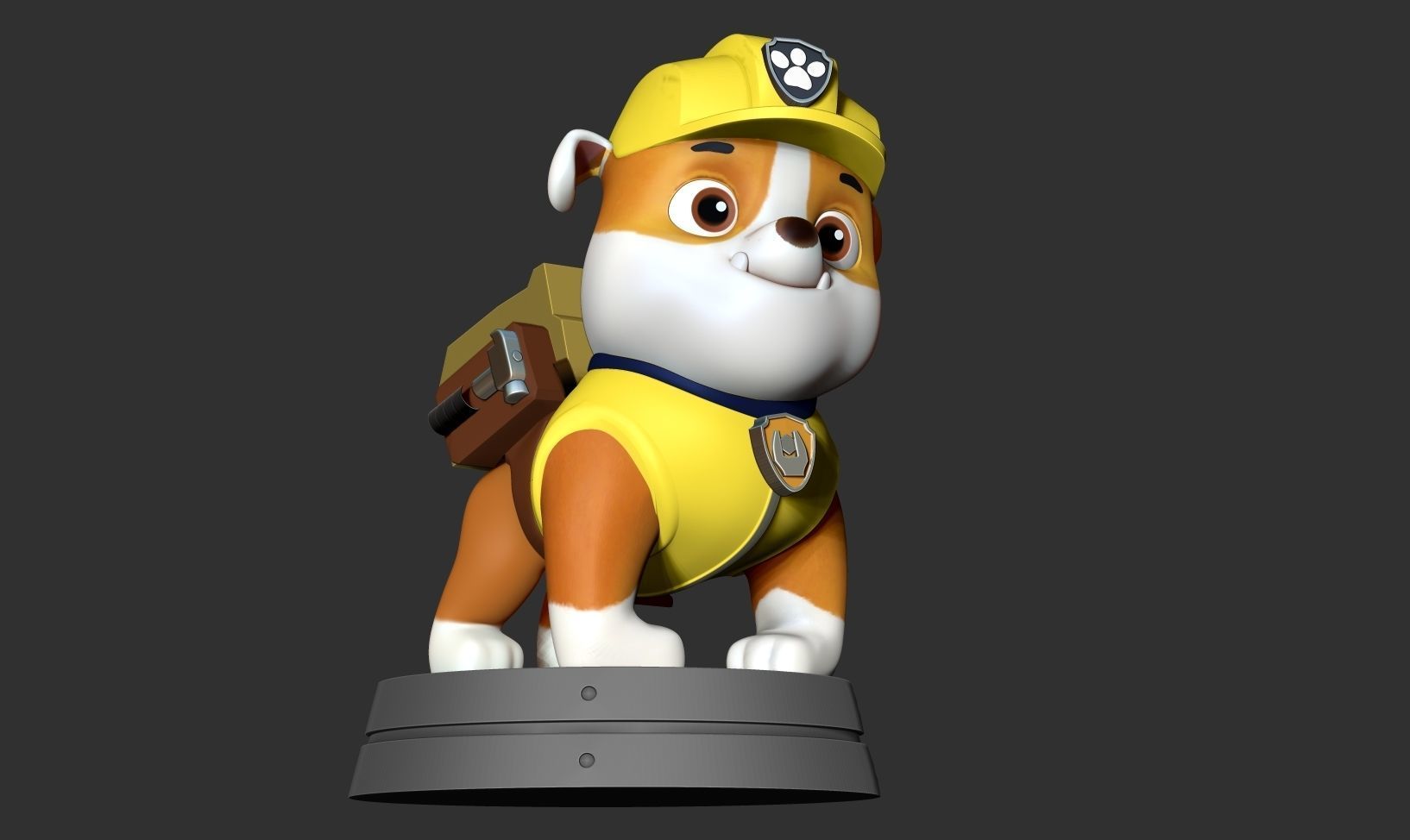 Rubble - PAW Patrol 3D print model_7