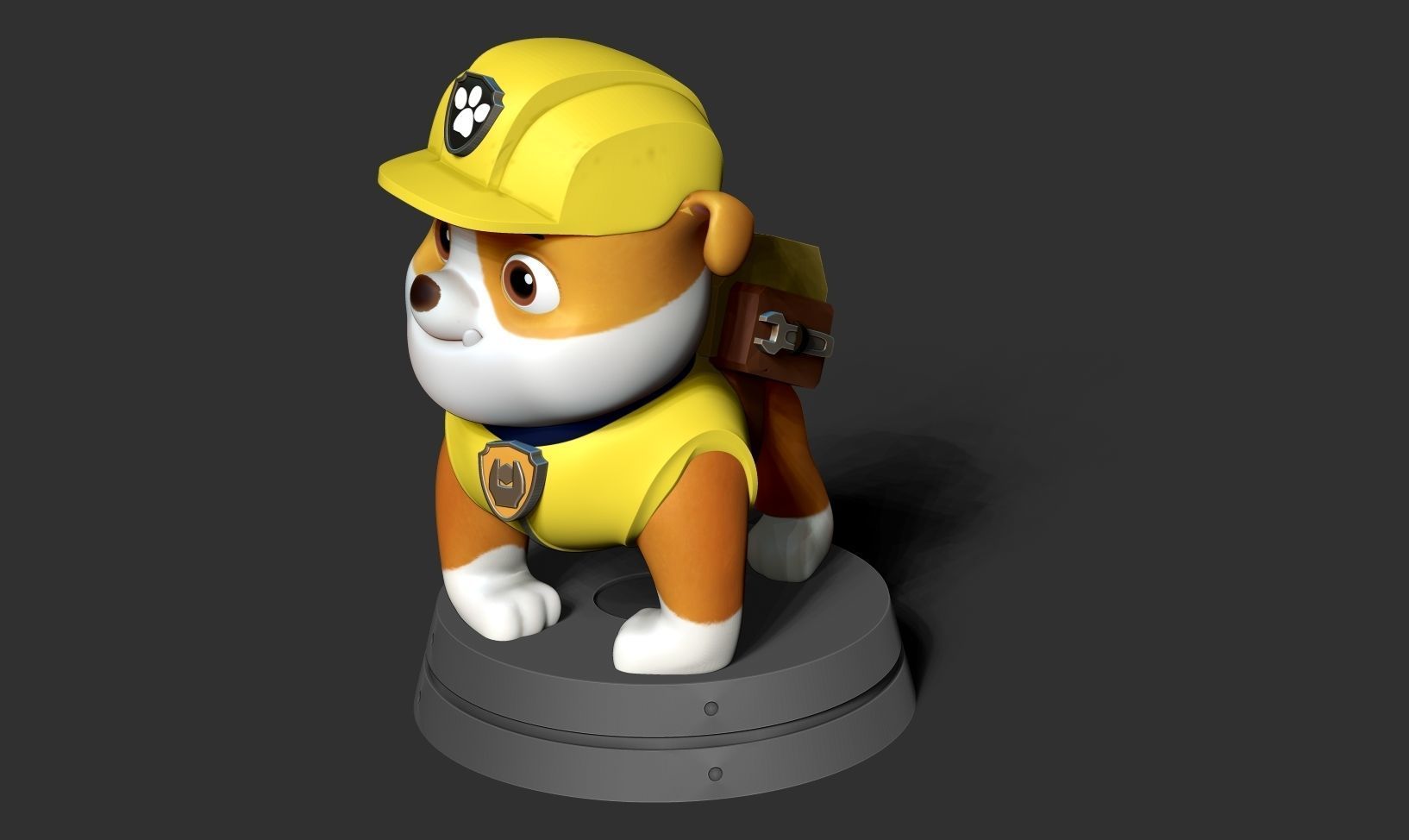 Rubble - PAW Patrol 3D print model_16