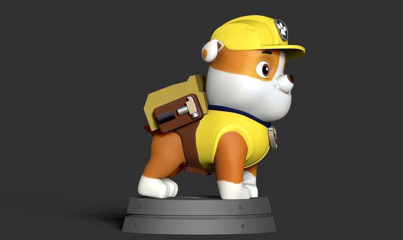 Rubble - PAW Patrol 3D print model_12