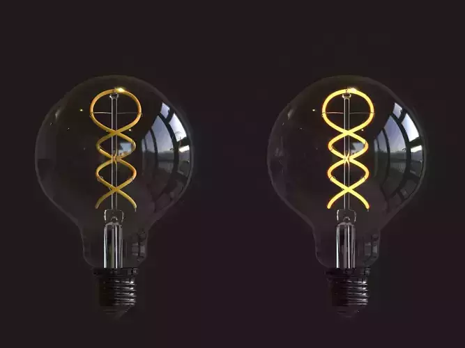 Edison Crown LED bulb