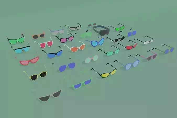 Lowpoly Toon Glasses