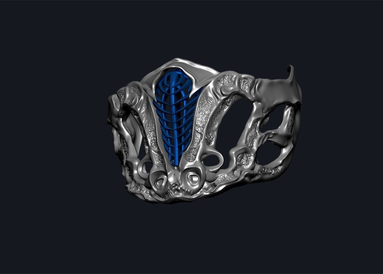 Mortal Kombat Movie 2021 Subzero mask 3D print model_24