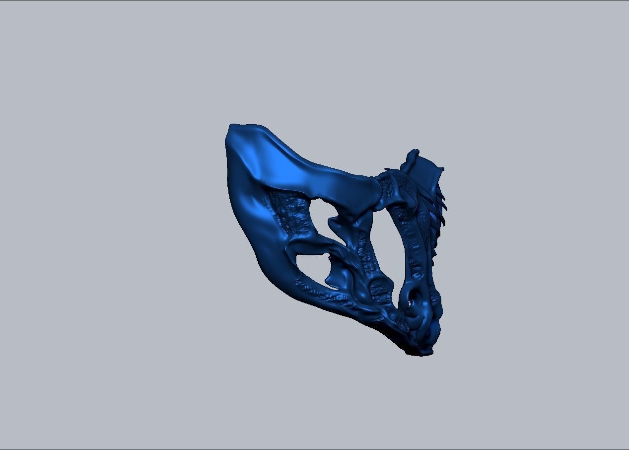 Mortal Kombat Movie 2021 Subzero mask 3D print model_16