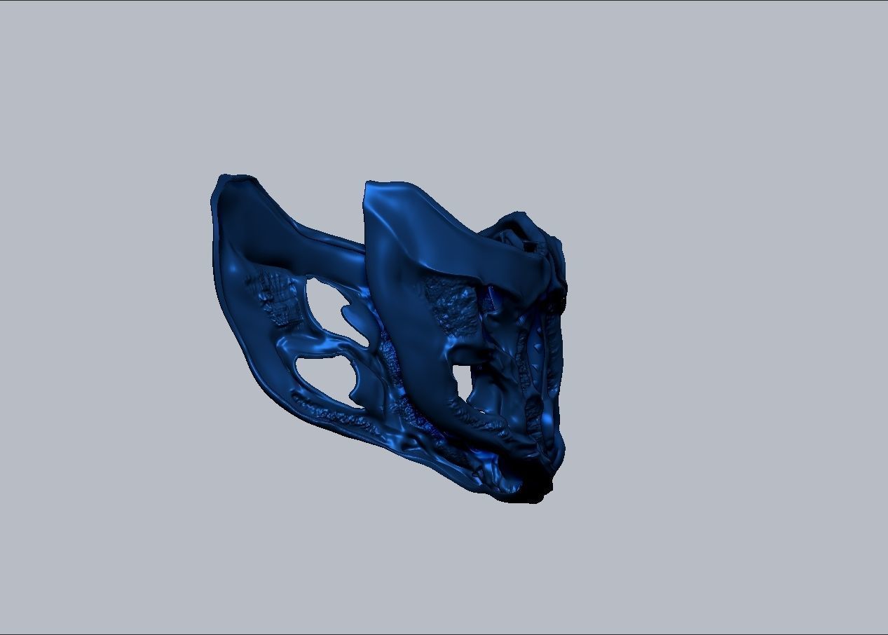 Mortal Kombat Movie 2021 Subzero mask 3D print model_13