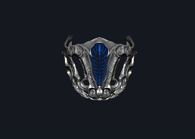 Mortal Kombat Movie 2021 Subzero mask 3D print model