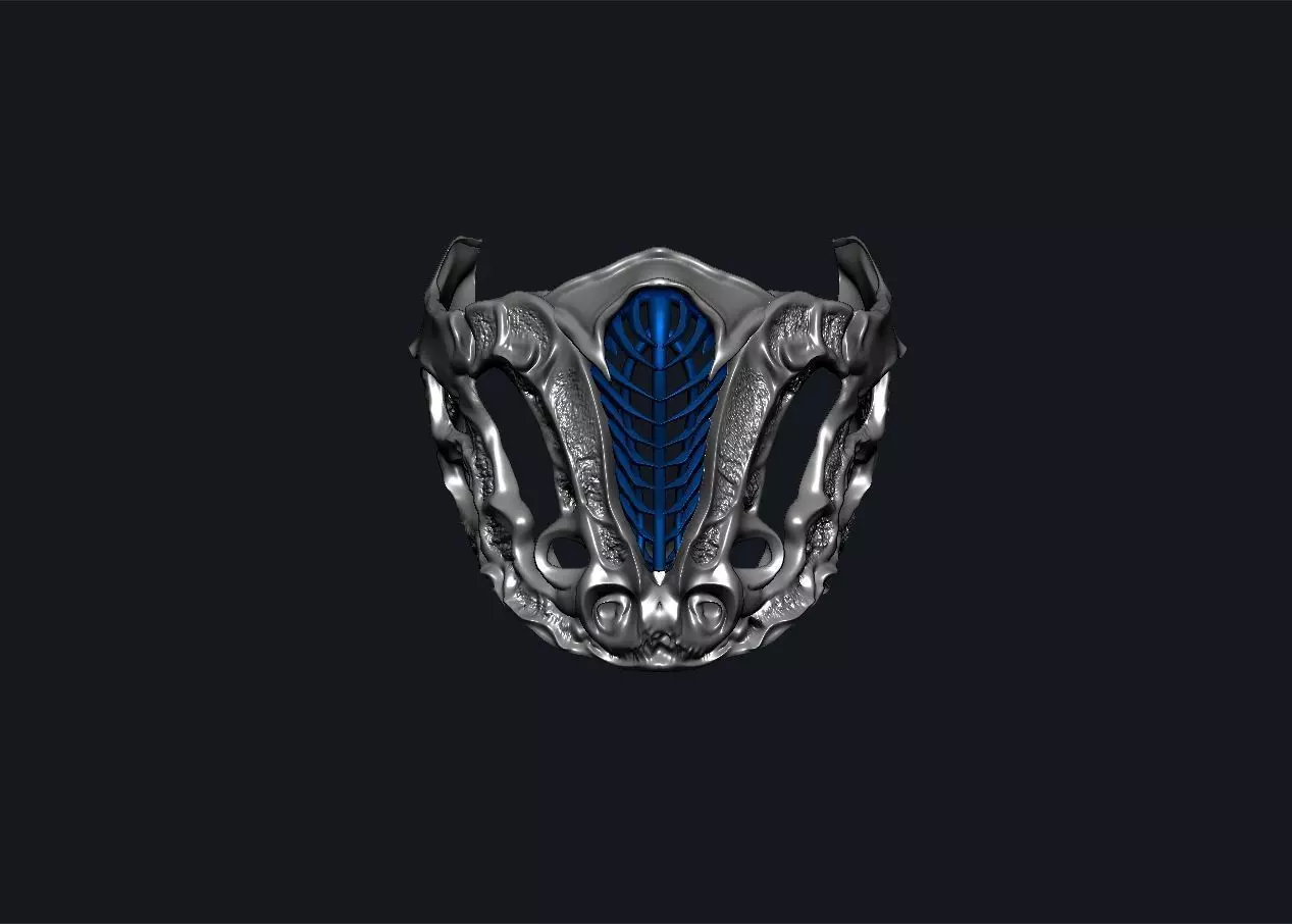Mortal Kombat Movie 2021 Subzero mask 3D print model_0
