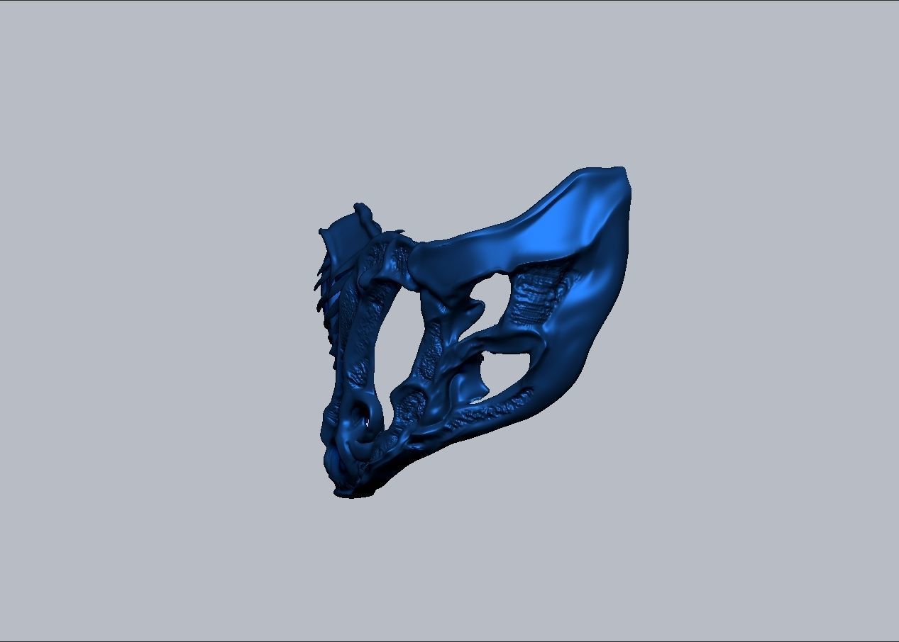 Mortal Kombat Movie 2021 Subzero mask 3D print model_35