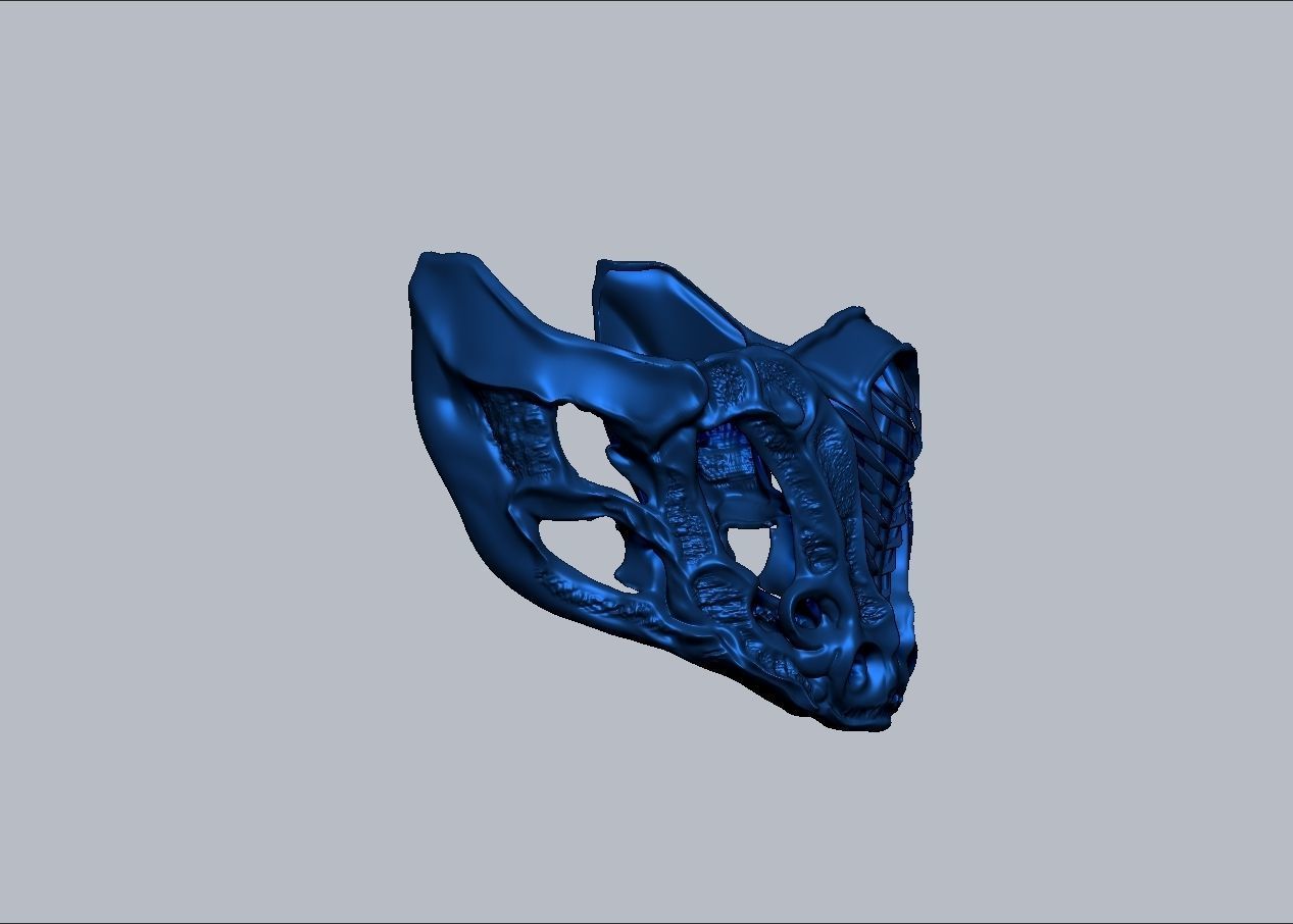 Mortal Kombat Movie 2021 Subzero mask 3D print model_17