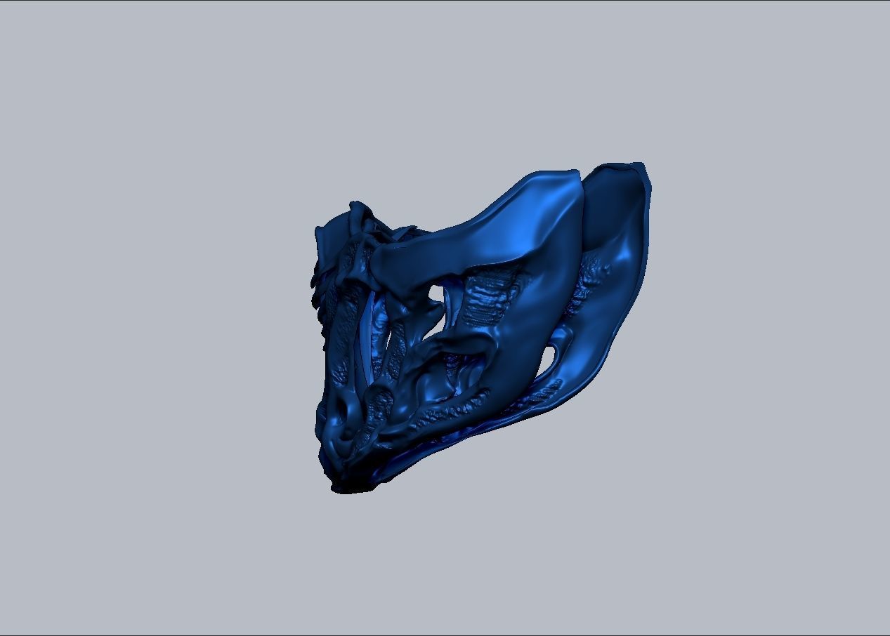 Mortal Kombat Movie 2021 Subzero mask 3D print model_36