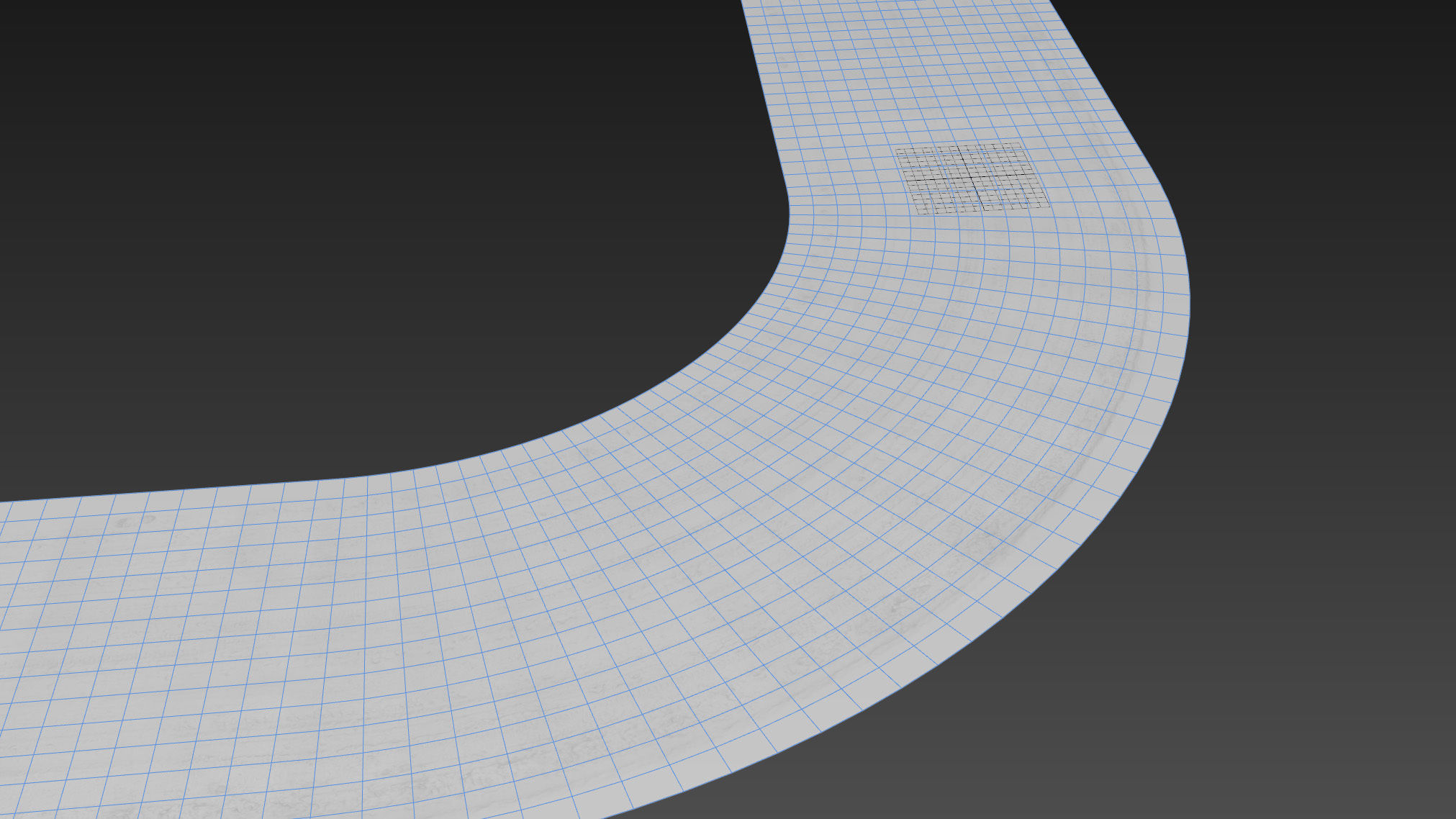 Winter single lane road 03 - 16 meters 3D model_11