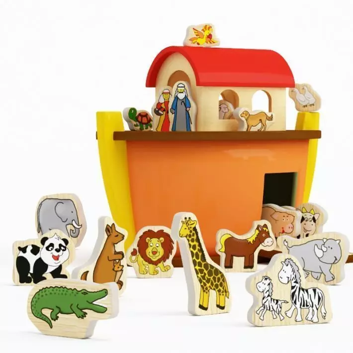 Toy Noah s Ark 3D model_0