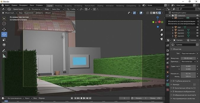 Plants vs Zombies house 3D model
